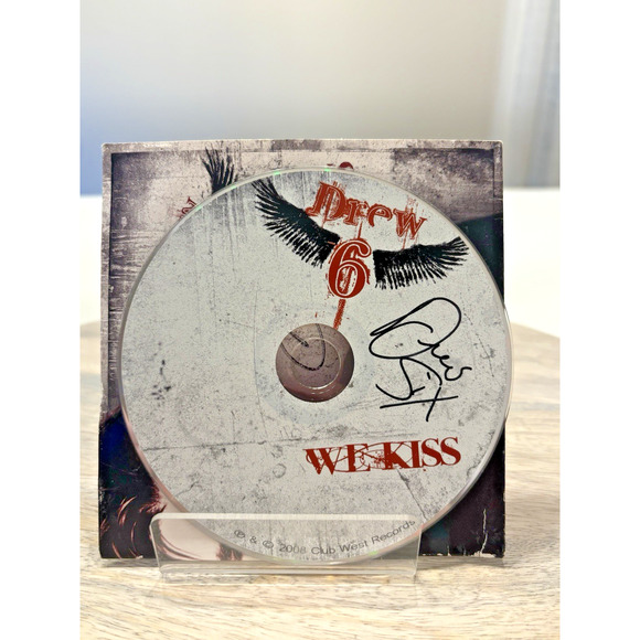 Signed We Kiss by Drew Six 6 (CD, 2008) West Club Records Preowned Paper Sleeve - Picture 4 of 6